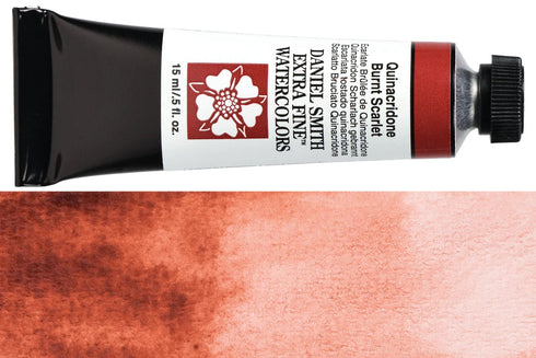 QUIN BURNT SCARLET 15ML DJ284600087 DANIEL SMITH WATERCOLOR