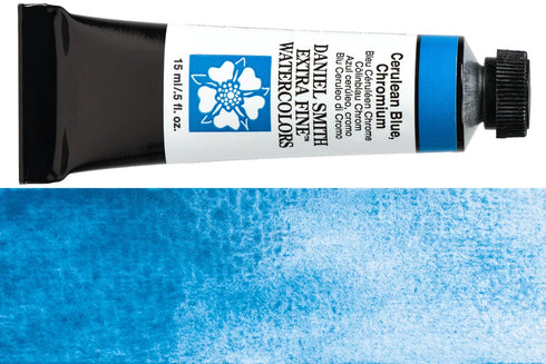 CERULEAN BLUE CHROM 15ML DJ284600021 DANIEL SMITH WATERCOLOR