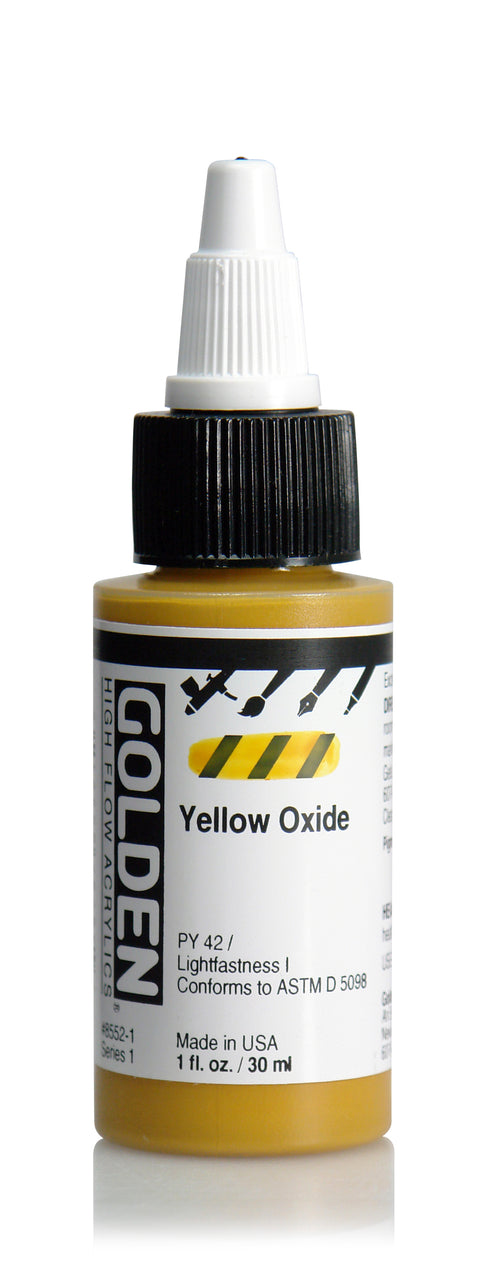 HIGH FLOW ACRYLIC PAINT YELLOW OW OXIDE