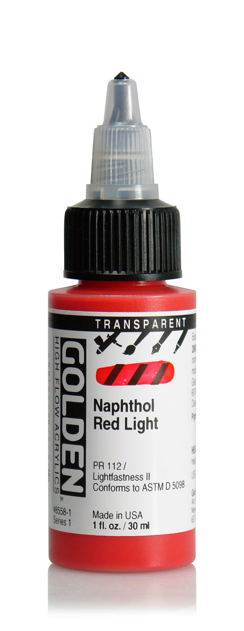 HIGH FLOW ACRYLIC PAINT  NAPHTHOL RED 1OZ