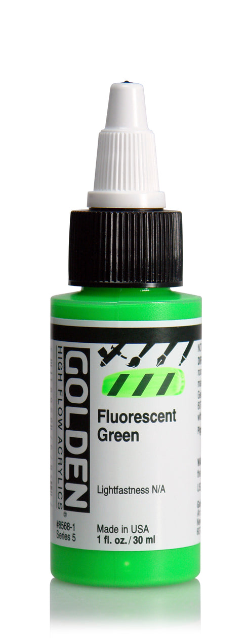 HIGH FLOW ACRYLIC PAINT FLRSCT GREEN