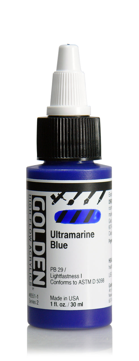 HIGH FLOW ACRYLIC PAINT ULTRAMARINE BLUE