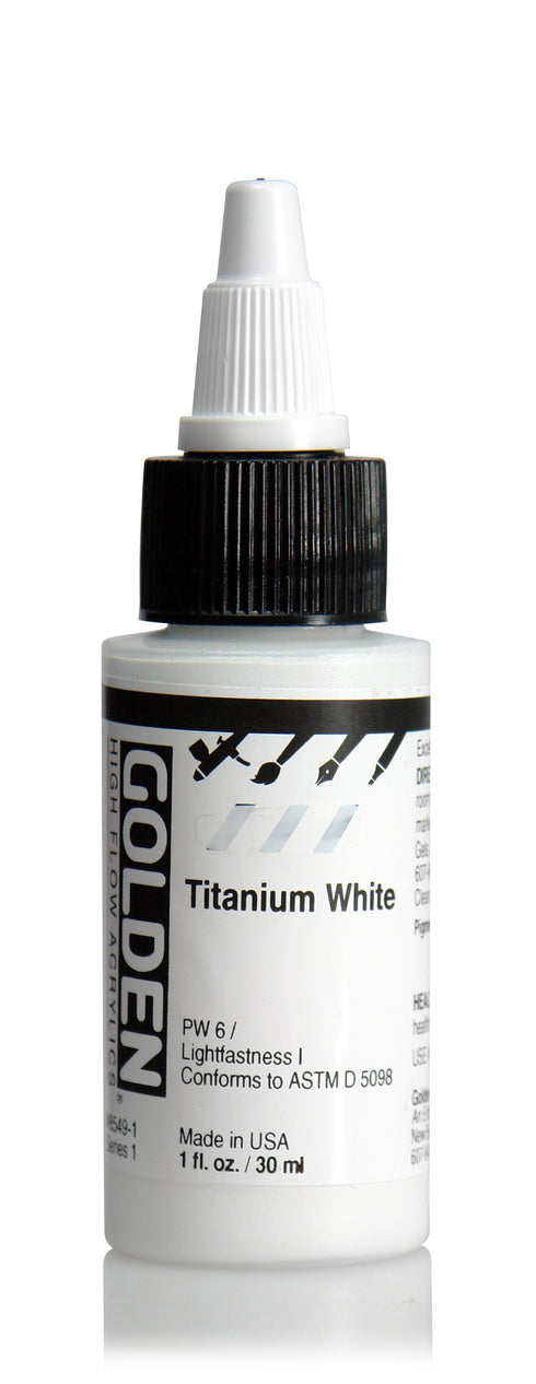 HIGH FLOW ACRYLIC PAINT  TITANIUM WHITE