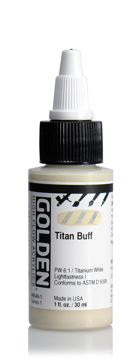 HIGH FLOW ACRYLIC PAINT TITAN BUFF