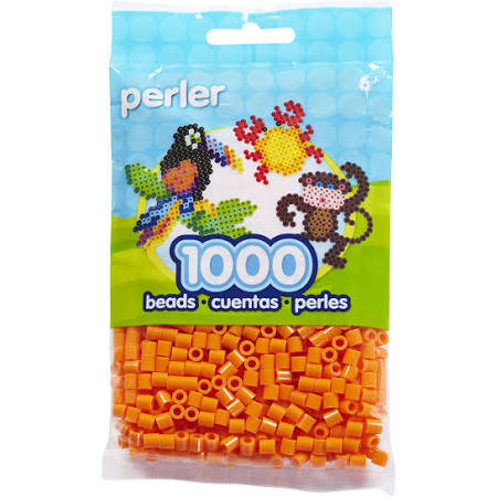 PERLER FUSE BEADS ORANGE