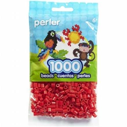 PERLER FUSE BEADS RED