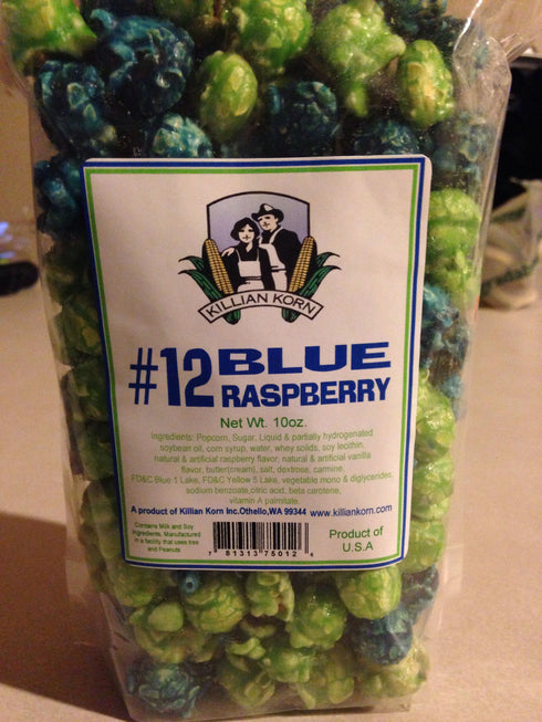 POPCORN 10 OZ - BLUE RASPBERRY SEAHAWKS 12