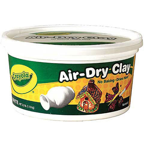 CLAY AIR DRY CLAY 2.5LB WHITE
