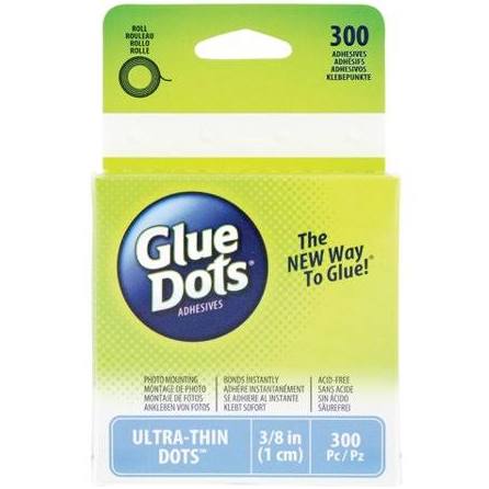 GLUE DOTS 38/" ULTRA THIN