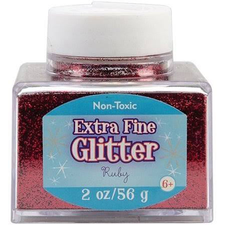 GLITTER EF RUBY EXTRA FINE GLITTER