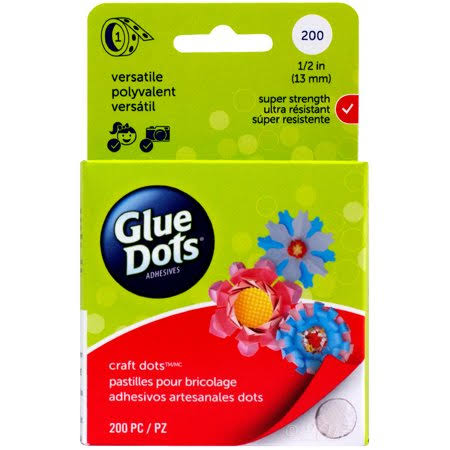1/2" Glue Dots Permanent 200