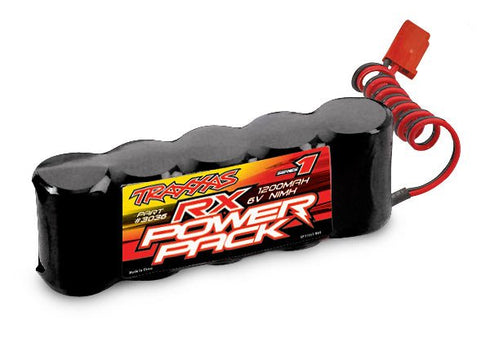 TRAXXAS BATTERY, RX POWER PACK (5-CELL FLAT STYLE, NIMH, 1200MAH) TRA3036