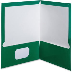 FILE FOLD REPORT COVER LAMINATED GREEN