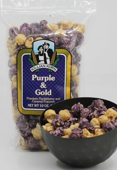 POPCORN 10 OZ - PURPLE & GOLD UW