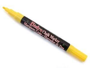 CHALK MARKER FINE YELLOW