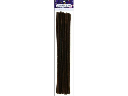 DARK BROWN CHENILLE STEMS PIPE CLEANERS