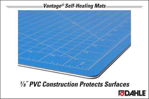 Dahle Vantage 10693 Premium Self-Healing Cutting Mat, 24"x36", 1/2" Grid
