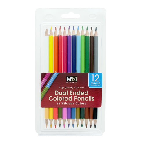 Dual Ended Colored Pencil 12Pc