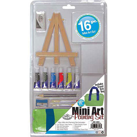 ESSENTIALS MINI ARTIST PAINTING SET-16PC