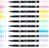 MARK DUAL BRUSH PEN PASTEL TOMBOW 10PC SET MARKER