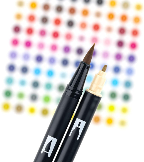 MARK DUAL BRUSH PENS SET PORTRAIT TOMBOW 10PC SET MARKER