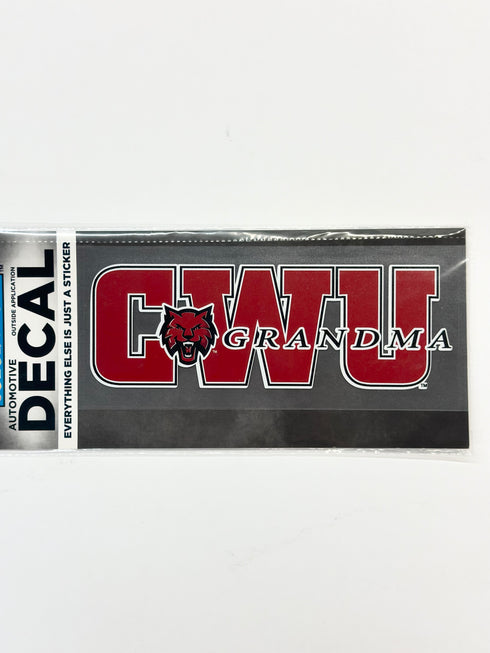 CWU GRANDMA DECAL
