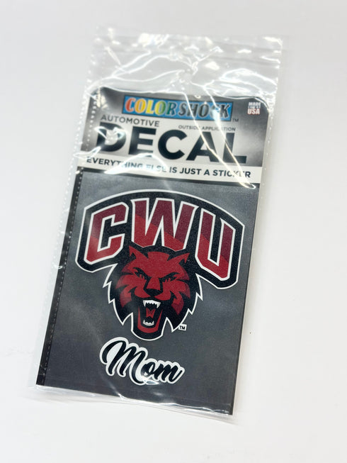 CWU MOM DECAL
