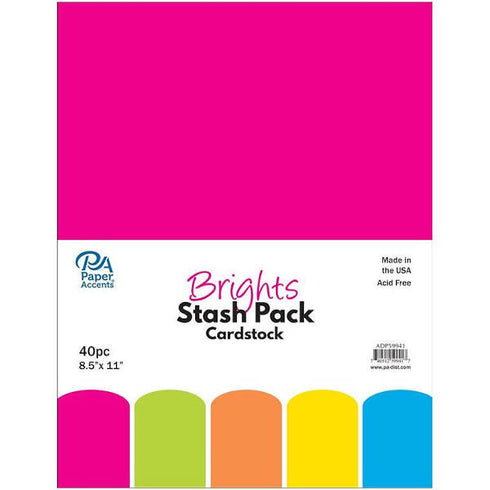 8.5X11 Brights Stash Pack