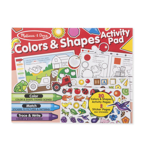 Color And Shape Activity Pad