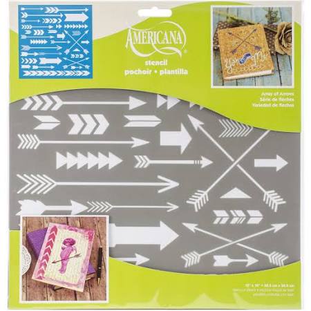 Arrows 12 X 12 Stencil