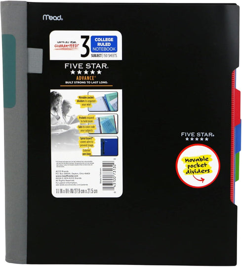 NB 3 SUBJECT ADVANCED NOTEBOOK