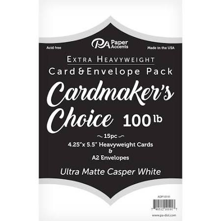 CARD KIT CASPER WHITE CARD & ENVELOPE (BOX)