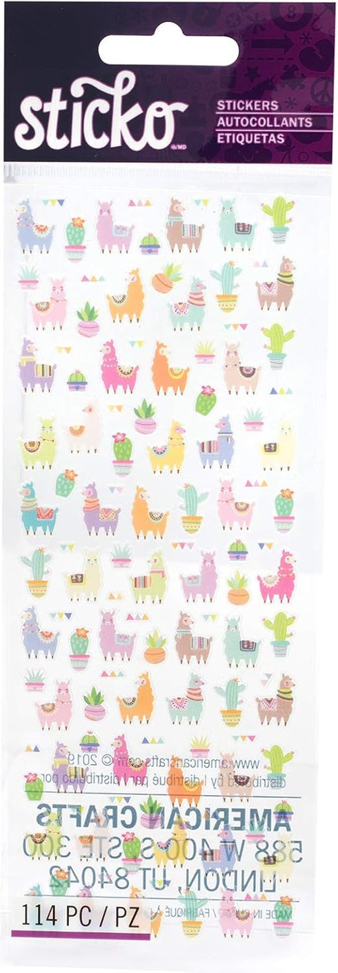 TINY LLAMA STICKERS