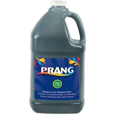 128 Oz Black Tempra Paint#