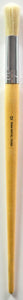 LONG HANDLE WHITE BRISTLE ROUND PAINT BRUSH