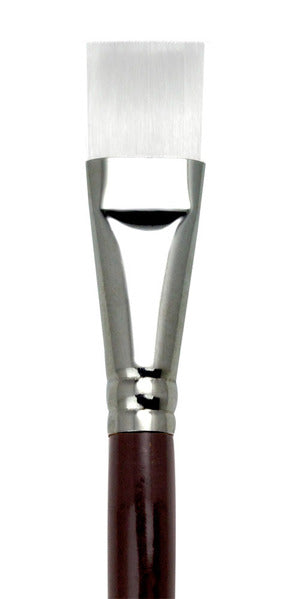 WHITE TAKLON GLAZE & WASH BRUS PAINT BRUSH