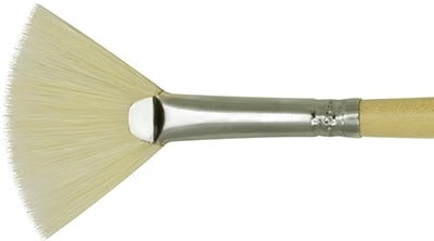 Long Handle Short White Bristl