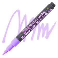 CHALK MARKER FINE PALE VIOLET