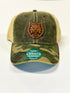 CWU WILDCAT LOGO LEATHER PATCH CAMO HAT
