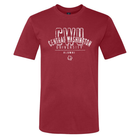 CWU VINTAGE PRINT ALUMNI TEE