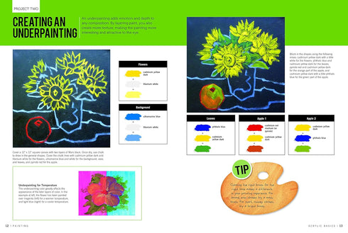 How To Draw & Paint Acrylic Ba