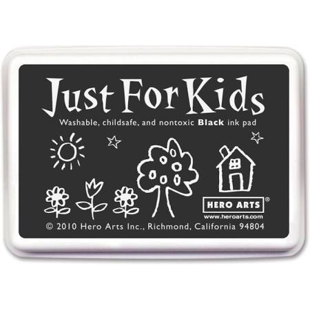 Black Just For Kids Stamp Pad