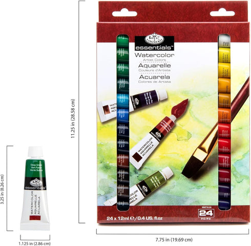 24 Piece Watercolor Set
