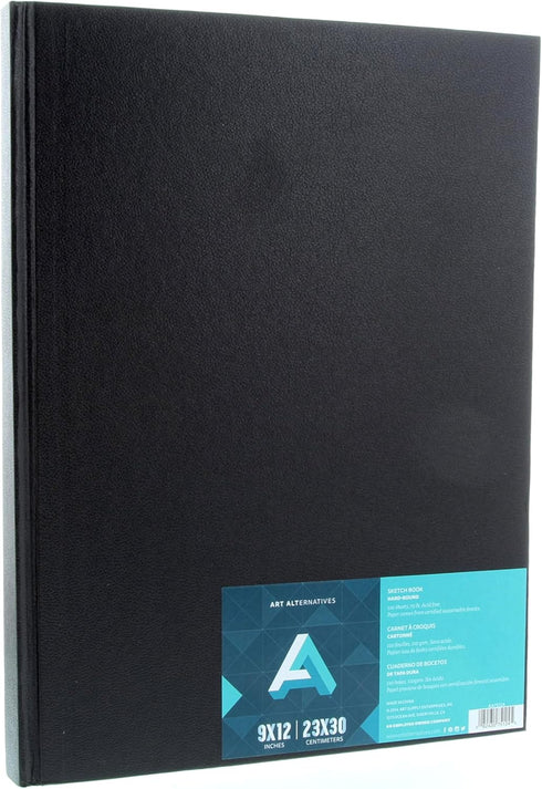 Art Alternatives Hard-Bound Sketch Book, 9 in x 12 in
