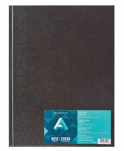 Art Alternatives Hard-Bound Sketch Book, 9 in x 12 in