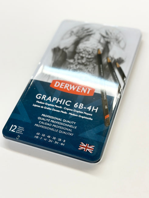 ART KIT PENC DERWENT GRAPHIC 6B-4H