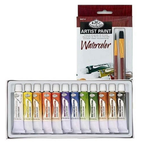 ESSENTIALS WATERCOLOR PAINTS 12ML 12/PKG-ASSORTED COLORS