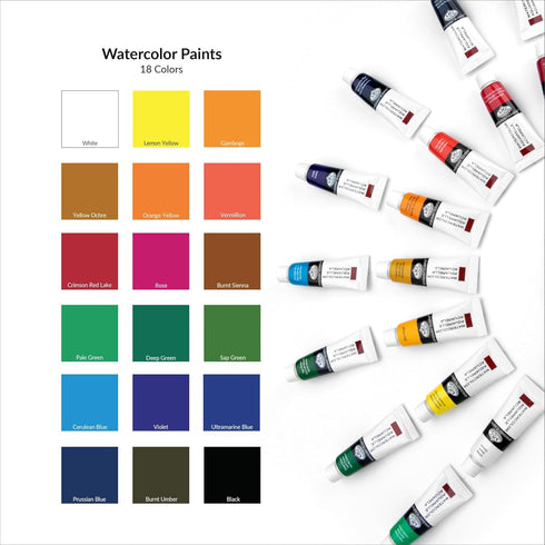 ESSENTIALS WATERCOLOR PAINT SET