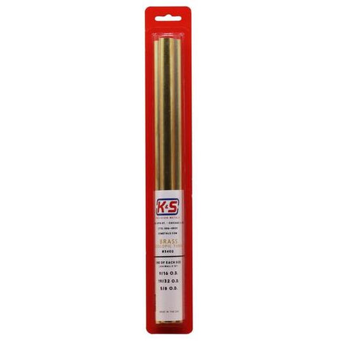 Assort Brass Tubes Round #3402