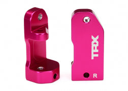 TRAXXAS 3632P CASTER BLOCKS 30-DEGREE PINK-ANODIZED 6061-T6 ALUMINUM SLASH 2WD